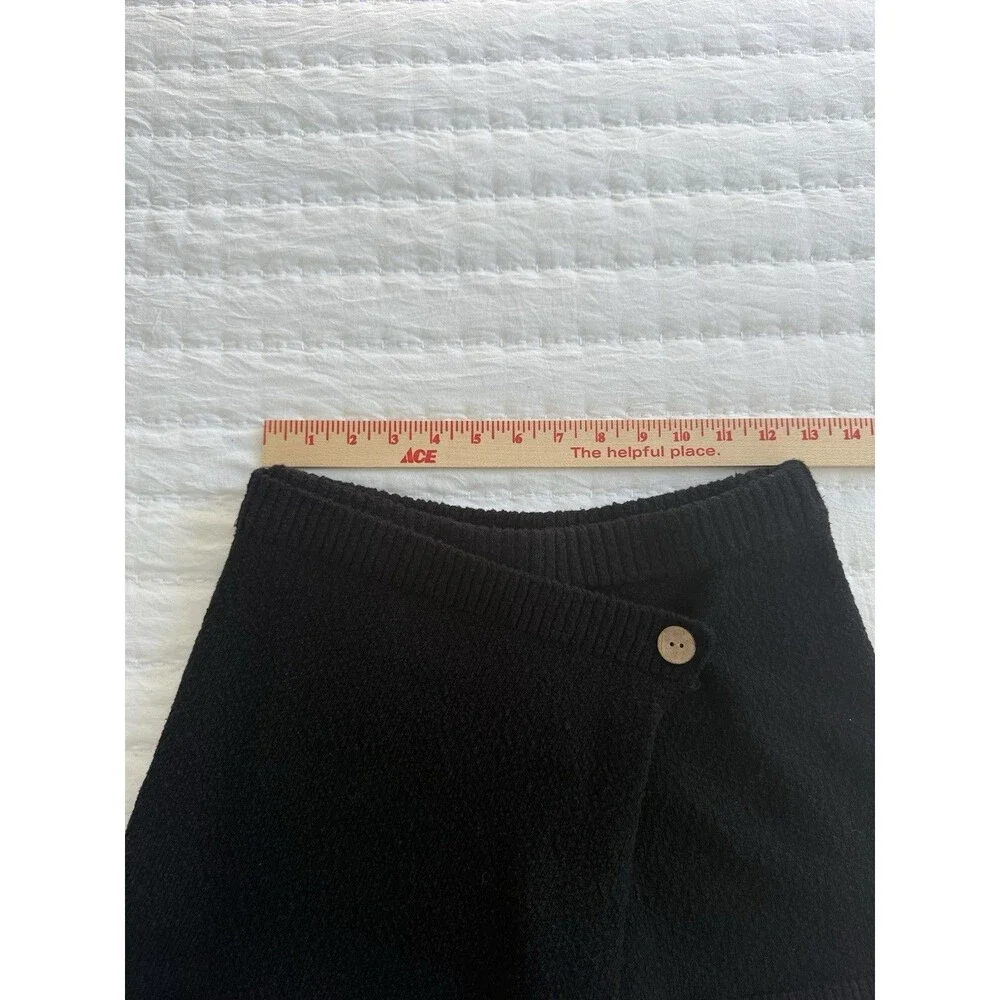 Free People Black Knit Skort Shorts